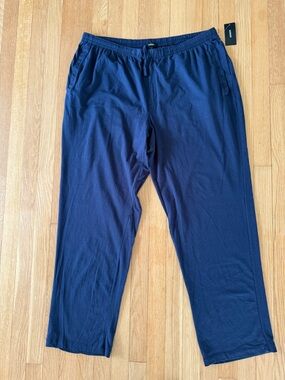Alfani AlfaTech Men’s Lounge Pajama Pants Navy Blue XXL